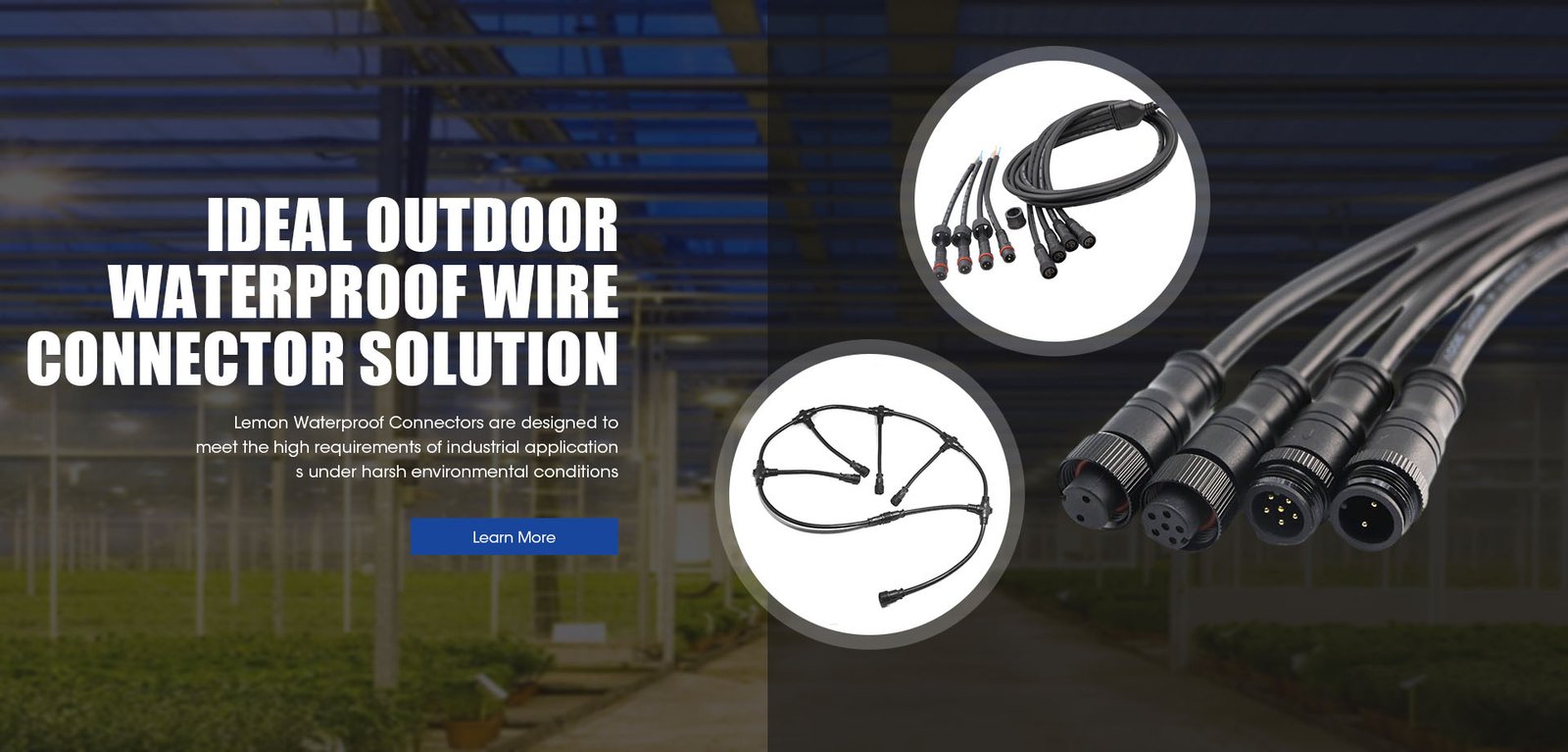 waterproof connector for LED lights