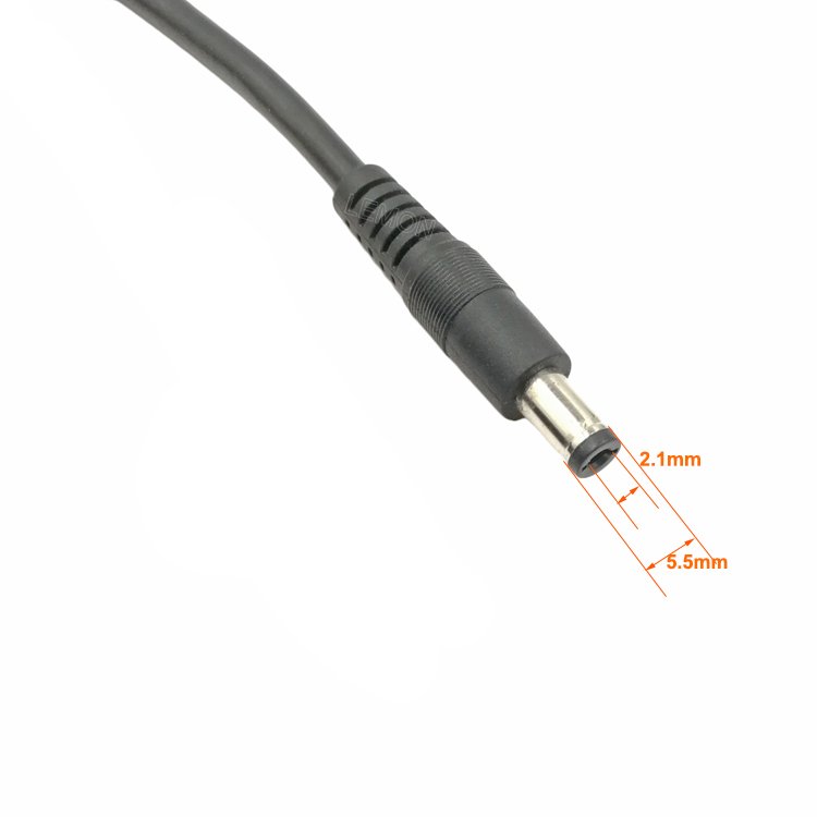 5.5*2.1mm Barrel Connector 12V 24V DC 5.5mm Jack Plug Cable DC Extension Cable DC Power Cable - 图片 4