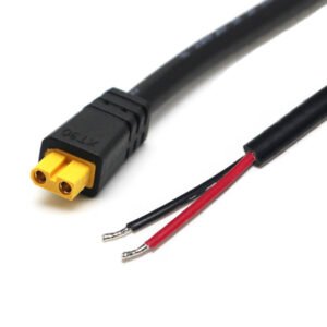 Molded XT30 Plug Female Connector Adapter XT30 Pigtail Cable 16AWG 0.5m