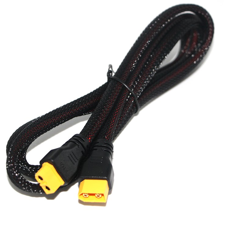 12AWG 5FT XT60 Extension Cable XT60 Female to Male Connector for RC Battery Portable Power Station Solar Panel